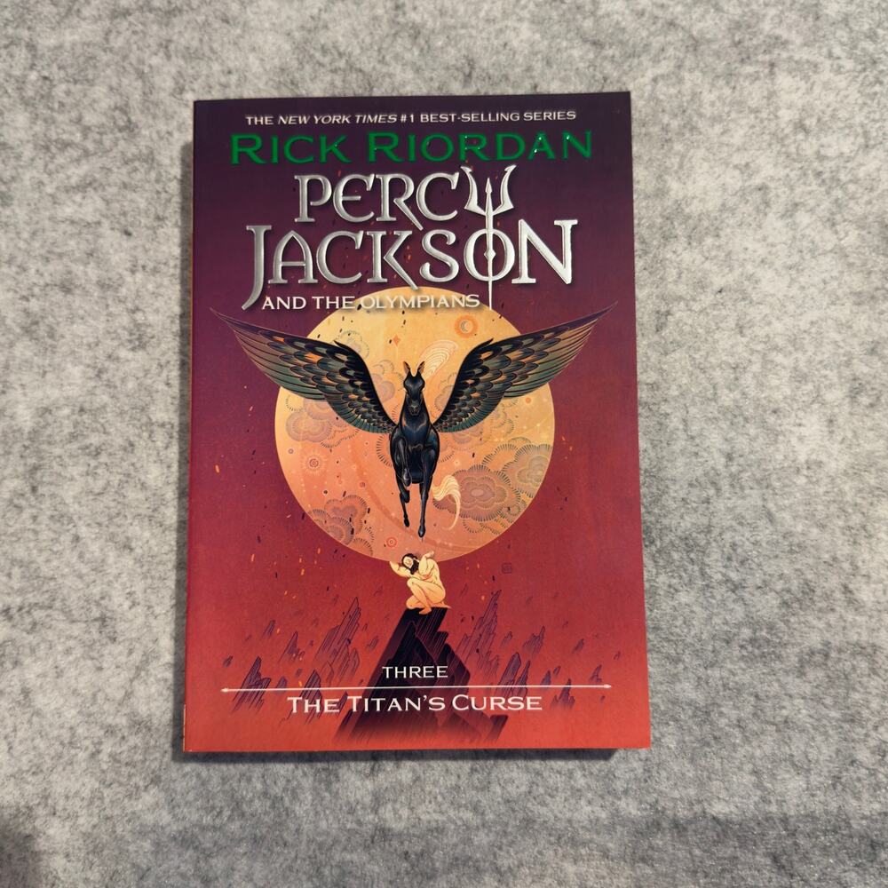 Percy Jackson and The Olympians:  Book 3 The Titan’s Curse Soft Cover Book